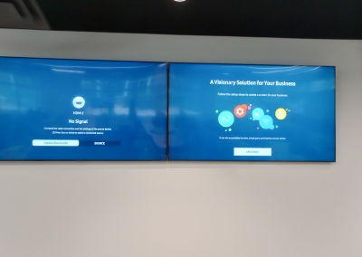 tvs-mounted -in-call-center